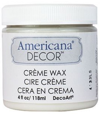 Clear Creme Wax  Paint Chalk Paint (Chalky Finish) 8oz 
